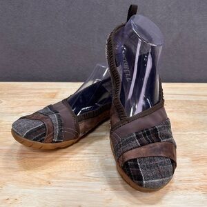 Merrrell Delight Glove Wool Bracken Slip On Ballet Flat Shoes Size 9 EUC